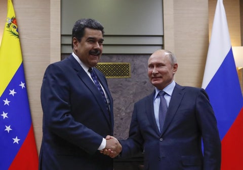 Presidente Maduro y Vladimir Putin