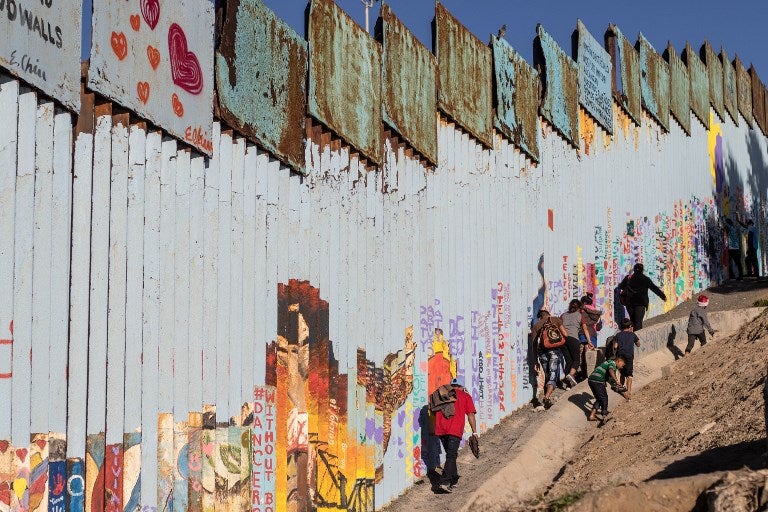 Muro fronterizo México y Estados Unidos