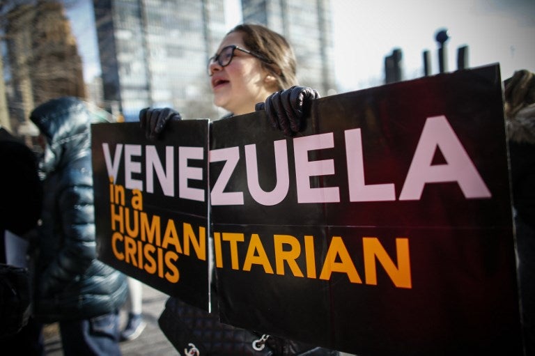 Protestas pro Venezuela en Estados Unidos
