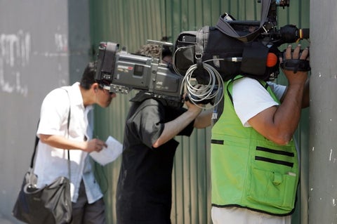 Periodistas prensa