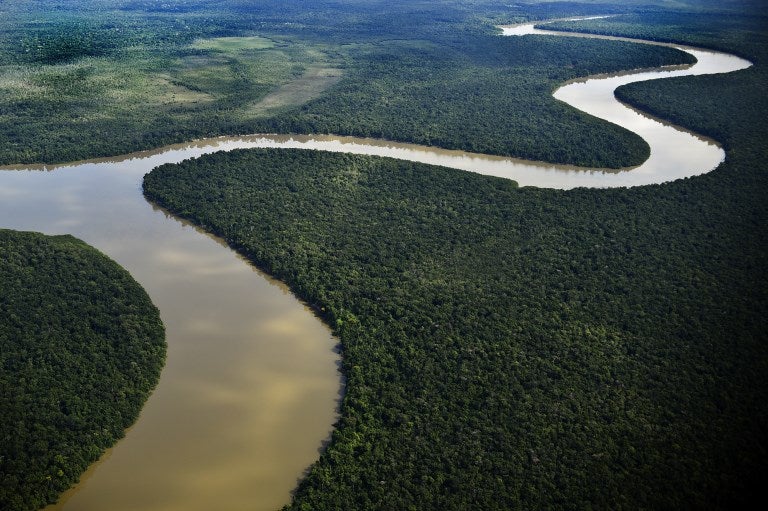 Río Inírida, en el departamento del Guainía
