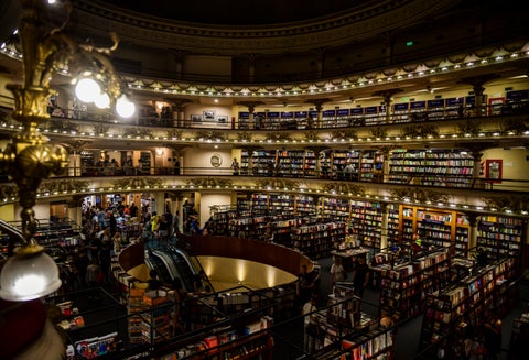 La librería más linda del mundo está en Buenos Aires.