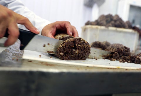 Morcilla con sangre humana