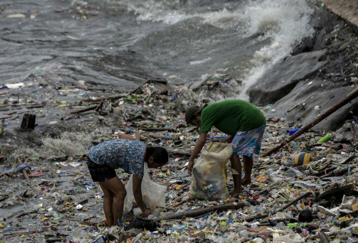 Contaminación del mar en Bahía de Manila