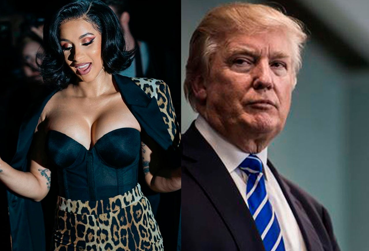 Cardi B arremetió contra Donald Trump a través de redes sociales