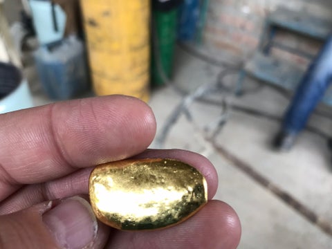 Oro obtenido en minas de Colombia