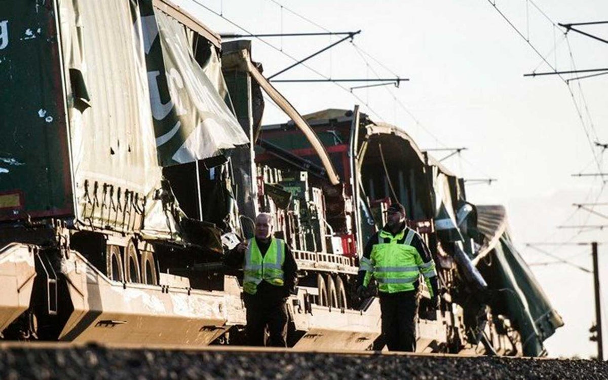 Accidente de tren en Dinamarca
