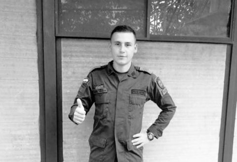 Andrés Felipe Carvajal, cadete fallecido tras el atentado en la Escuela General Santander, en Bogotá