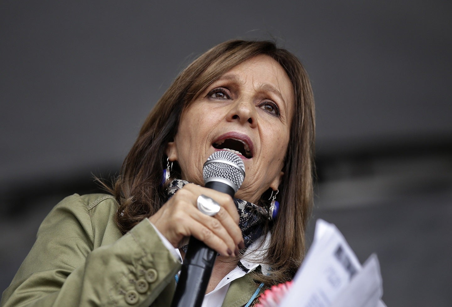 La exrepresentante Ángela María Robledo.