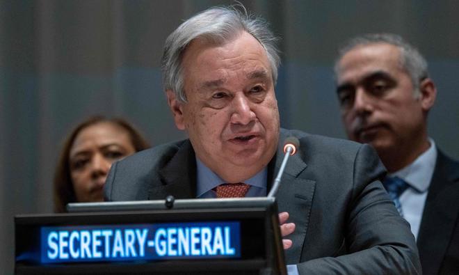 Antonio Guterrez, secretario de la ONU