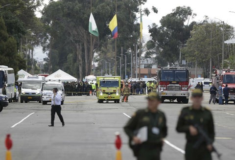 Atentado en Escuela General Santander