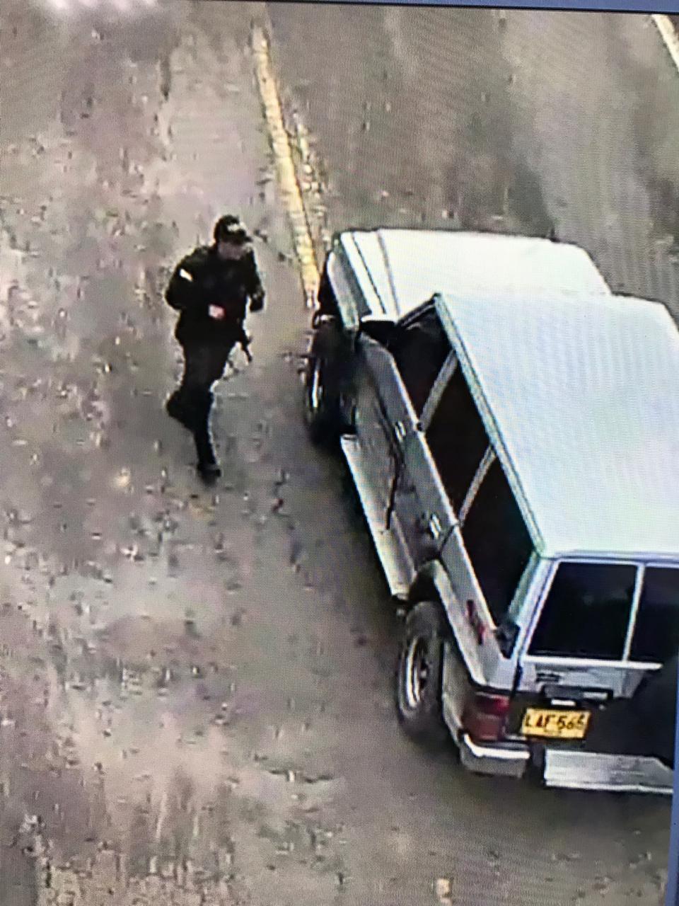 Camioneta del atentado contra la General Santander
