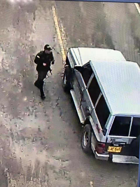 Camioneta del atentado contra la General Santander