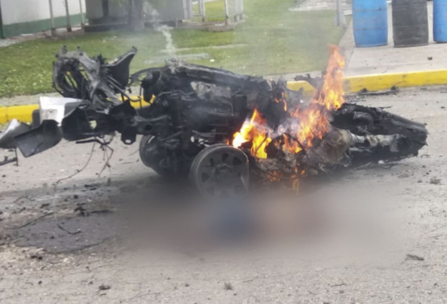 Lamentable atentado con carro bomba en la escuela General Santander de la Policía
