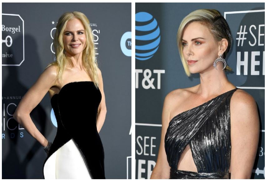 Nicole Kidman y Charlize Theron en los Critics' Choice Awards 2019.