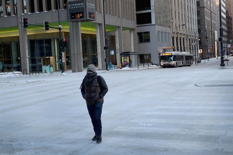 Chicago, en medio de la ola de frío