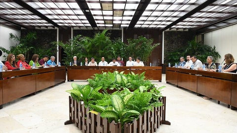 Instalación de la mesa de paz Gobierno-ELN en La Habana (Cuba)