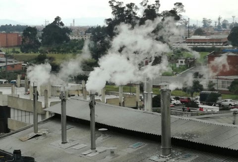 Contaminación en Bogotá