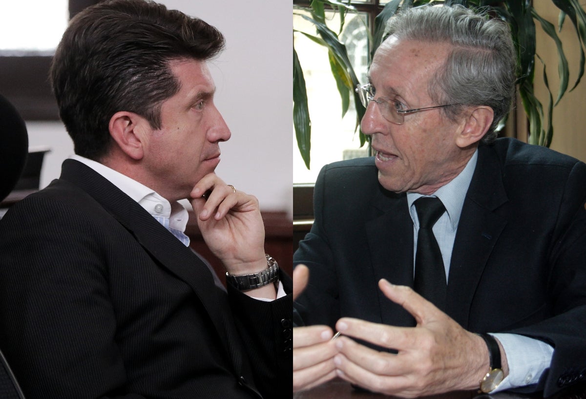 Diego Molano y Antonio Navarro Wolff
