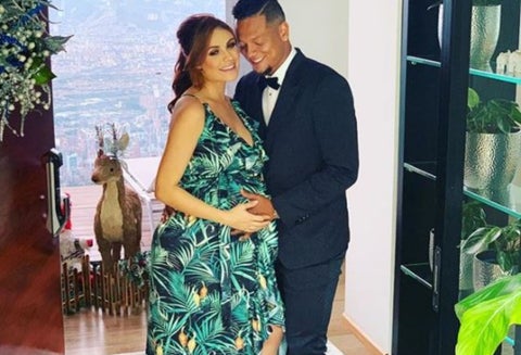 Fredy Guarín y Sara Uribe