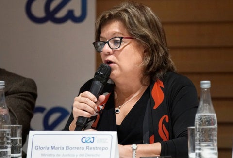 Gloria María Borrero, ministra de Justicia