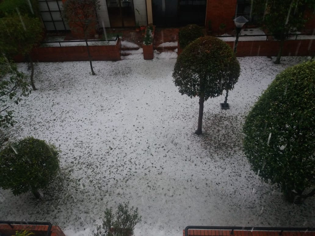 Granizada en Chía, Cundinamarca