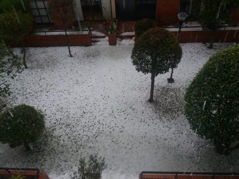 Granizada en Chía, Cundinamarca