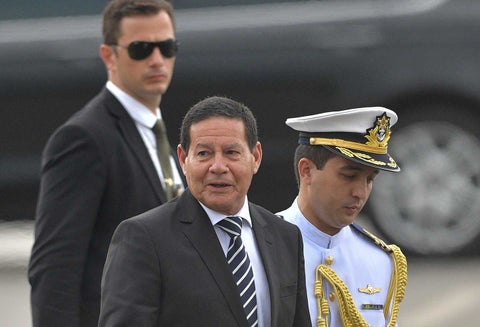 Hamilton Mourão respondió al canciller de Jerusalen