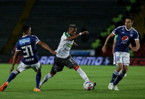 Henry Rojas jugando con Millonarios