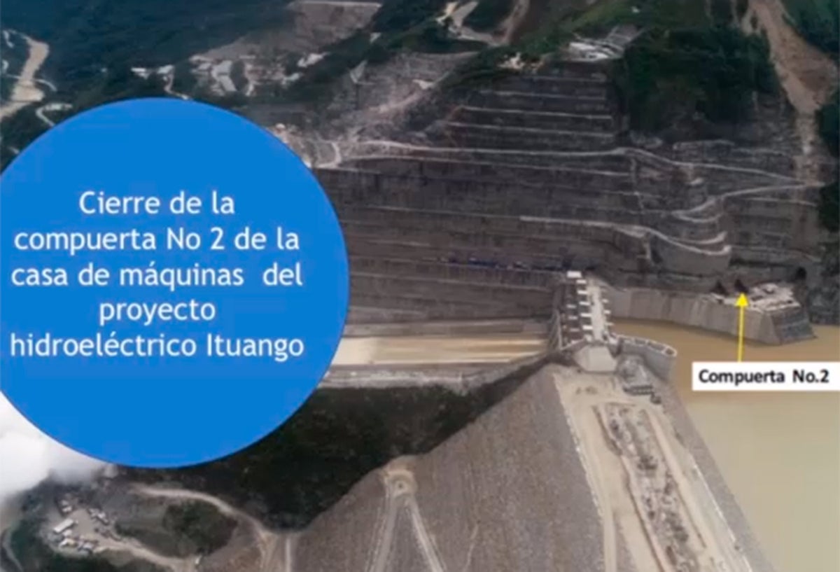 Gráfico de EPM que muestra qué compuerta será cerrada