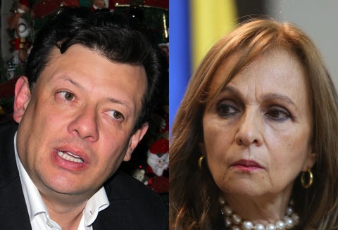 Hollman Morris y Ángela María Robledo