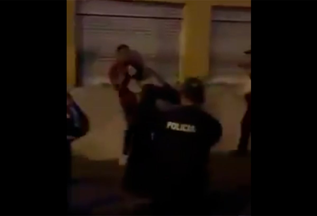 Imágenes del feminicidio en Ibarra (Ecuador)