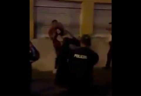 Imágenes del feminicidio en Ibarra (Ecuador)