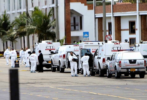Atentato en Bogotá - Escuela General Santander