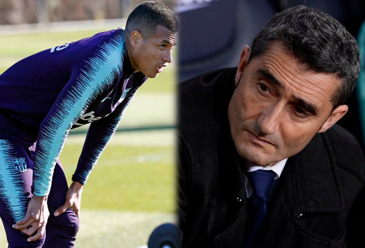 Jeison Murillo y Ernesto Valverde