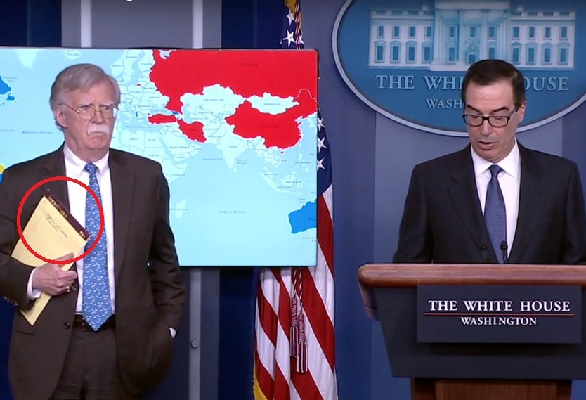 John Bolton, consejor de seguridad de Estados Unidos