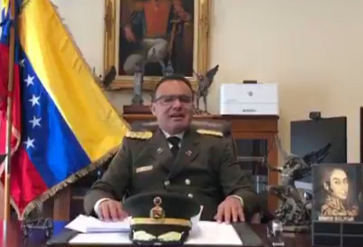 El coronel José Luis Silva Silva, agregado militar de la embajada de Venezuela en EE.UU.