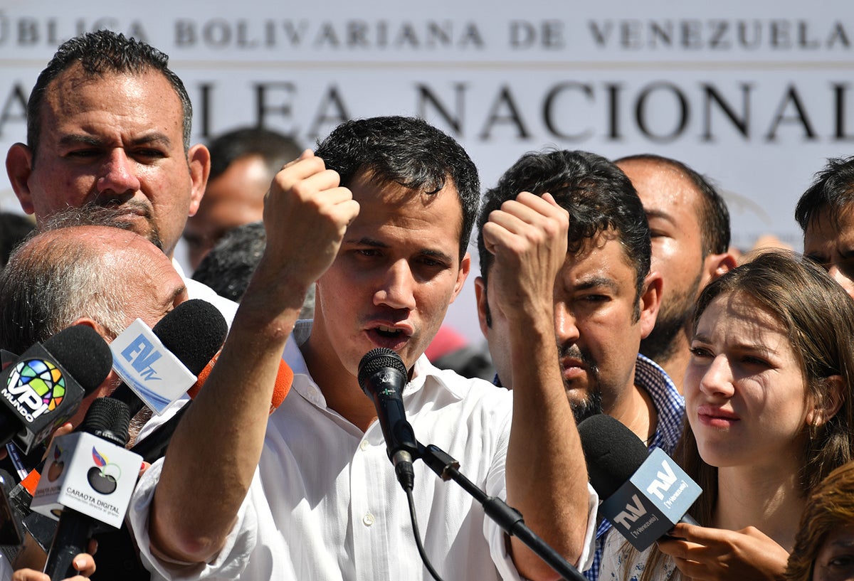 Juan Guiadó, presidente del Parlamento Venezolano