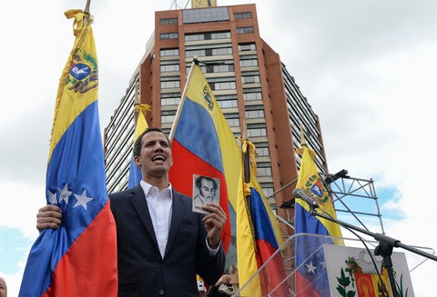 Juan Guaidó, autoproclamado presidente interino de Venezuela