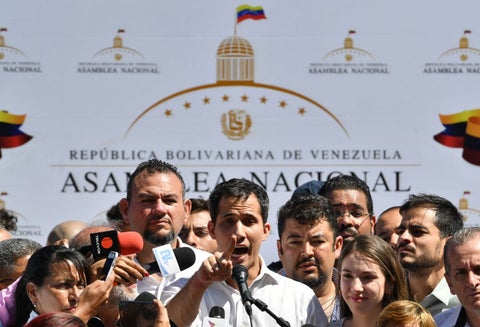 Juan Guaidó, presidente de la Asamblea de Venezuela