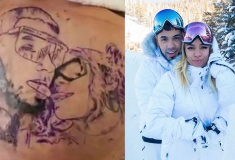 Tatuaje de Anuel AA