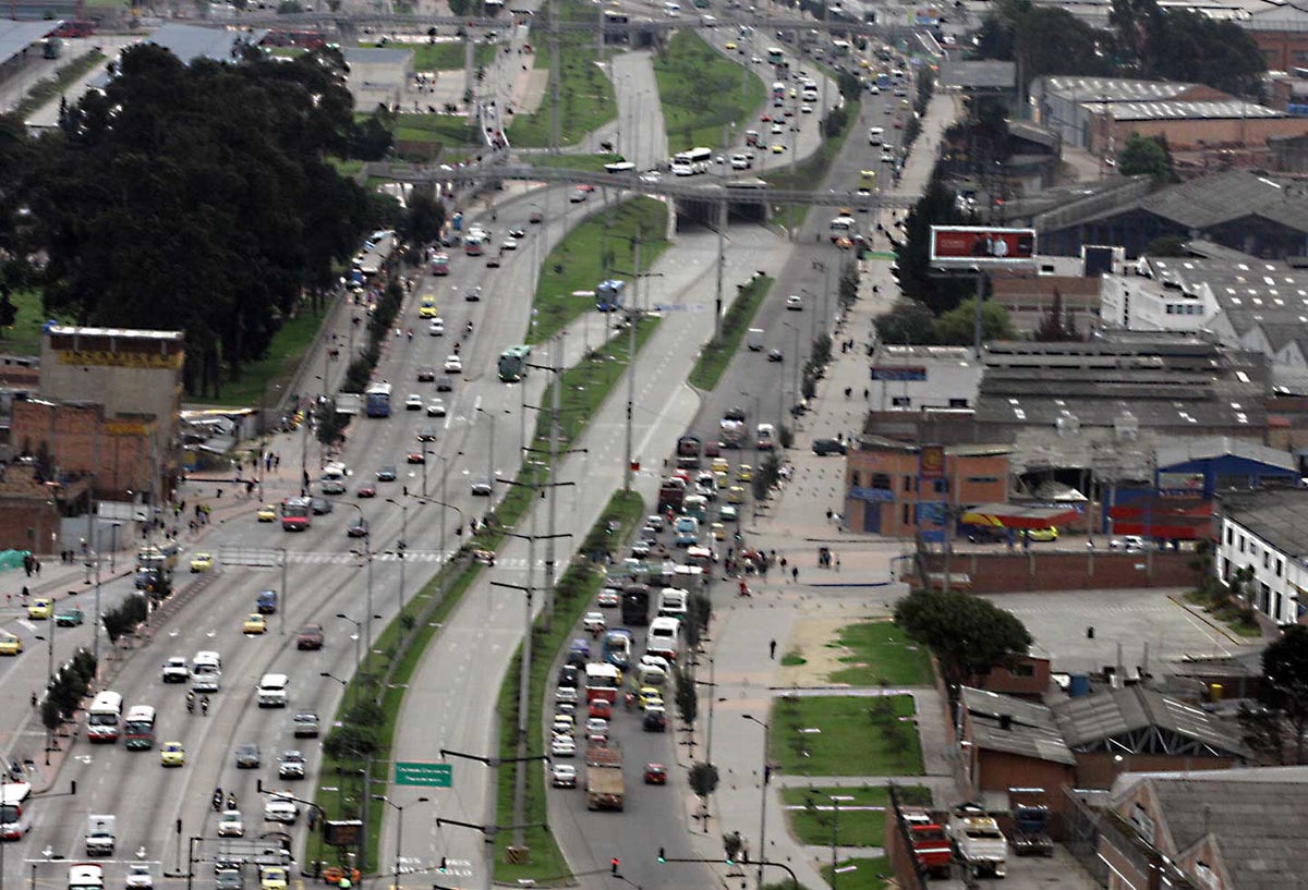 Límite de velocidad en Bogotá