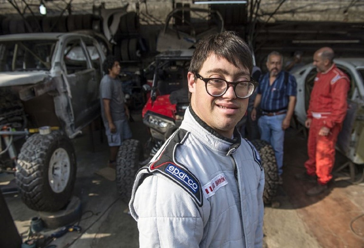 El peruano Lucas Barrón hará historia en el Rally Dakar 2019, cuando a partir del 6 de enero se transforme en el primer competidor con síndrome de Down.
