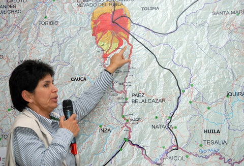 Marta Lucía Calvache, directora de geoamenazas del Servicio Geológico Colombiano