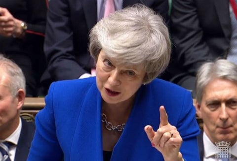 Debate de moción de censura a Theresa May