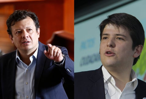 Miguel Uribe y Hollman Morris