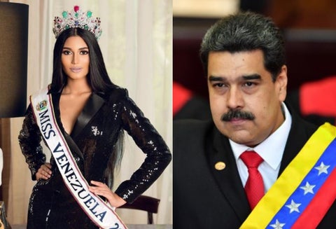 La reina de belleza aseguró que la crisis en su país "afecta a todo el mundo; al profesional, al alumno, al estudiante, a toda Venezuela".