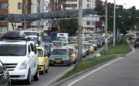 Tráfico en la Avenida Boyacá
