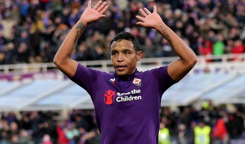 Luis Fernando Muriel, jugador colombiano que actúa en la Fiorentina