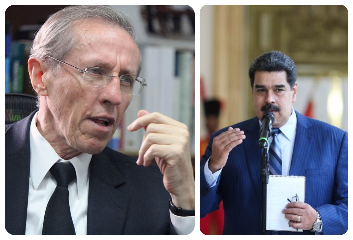 Antonio Navarro y Nicolás Maduro